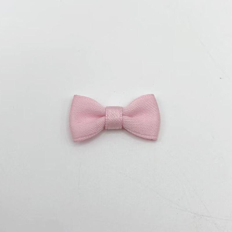 Available In 8 Colors: 3cm Cotton Ribbon Bowknot for Hair Accessories, Shoes, Hats, Decorations, and Pet Toys.