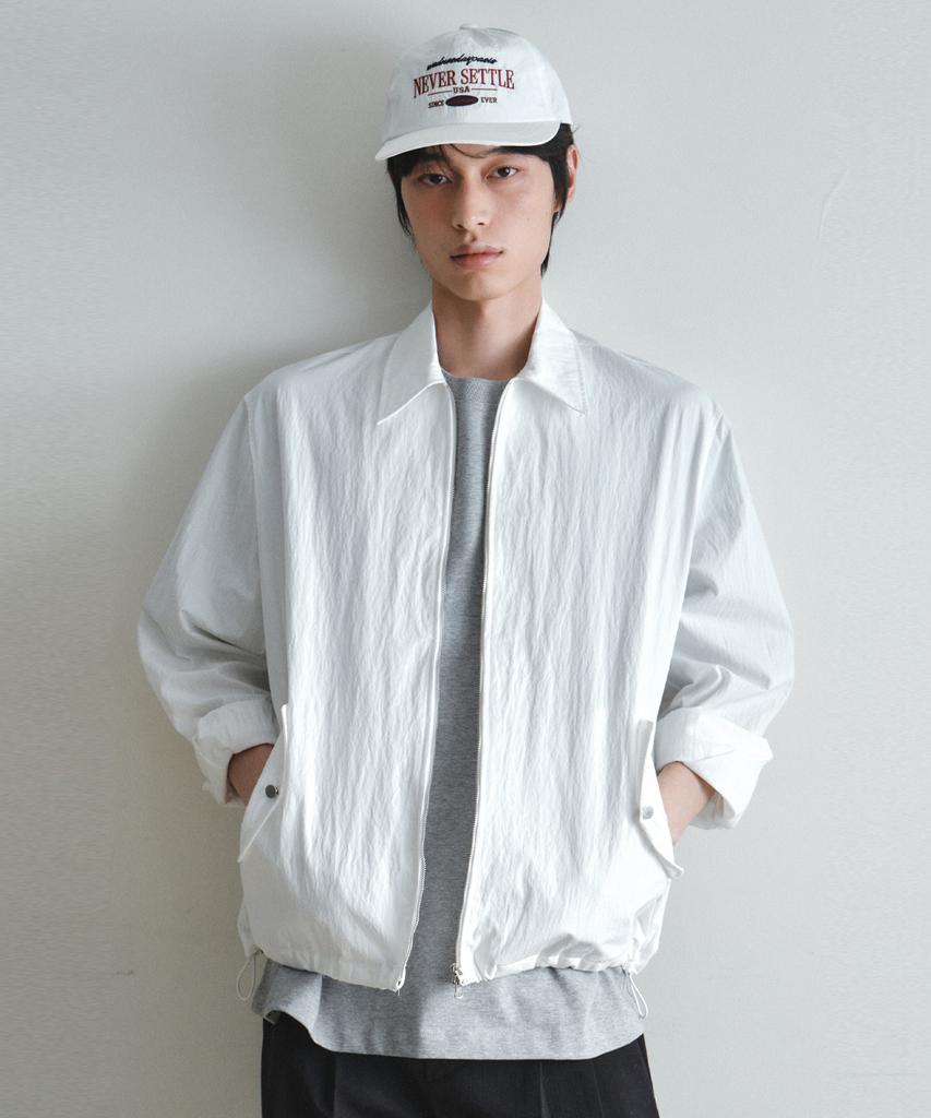 Wednesday Oasis Never Settle Nylon Ball Cap_White(W26Acc02)
