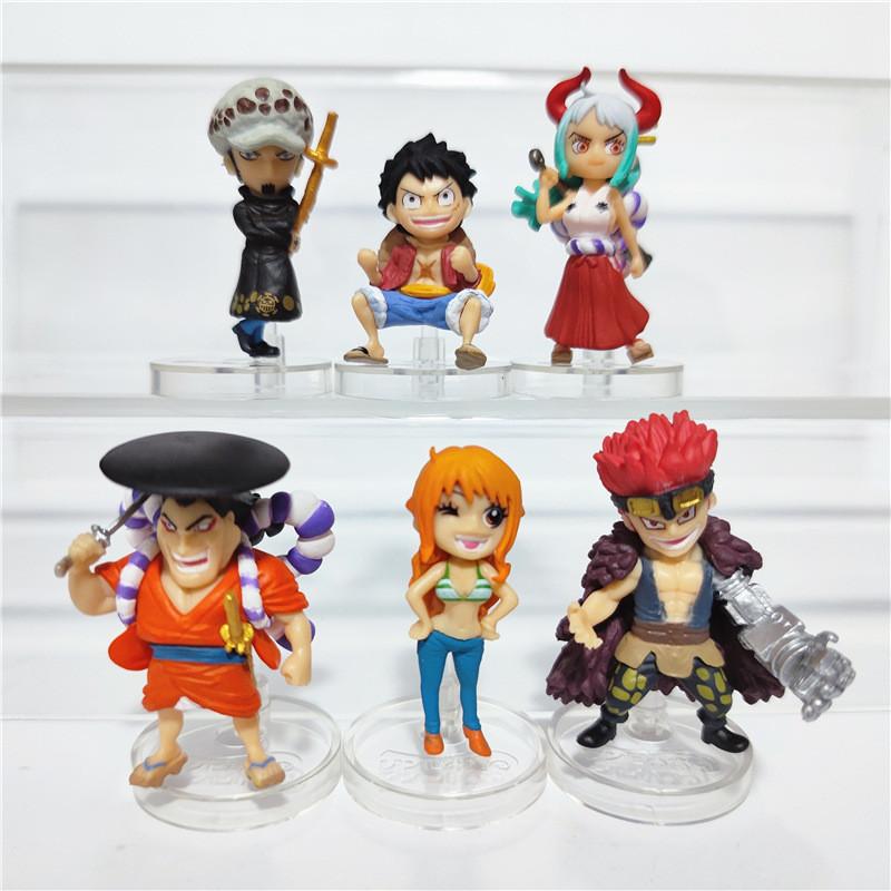 Adorable Pvc Pirate King Devil Fruit Series Yamatokide Oden Model Figurines Set
