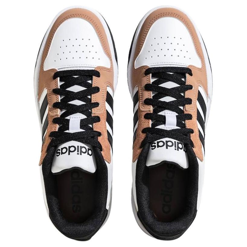 Adidas ENTRAP Abrasion Resistant Low top Skateboard Shoes Unisex White Brown Sneakers JQ3923