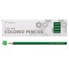 Tombow Colored Single Hexagonal 1 Dozen Pencil, Color, Green, Barrel, (12 Pencils), CY-K07