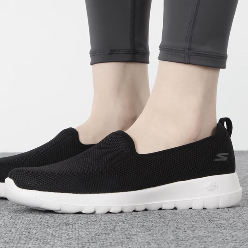 Женские слипоны Skechers для ходьбы 124186-BKW 9 чёрный