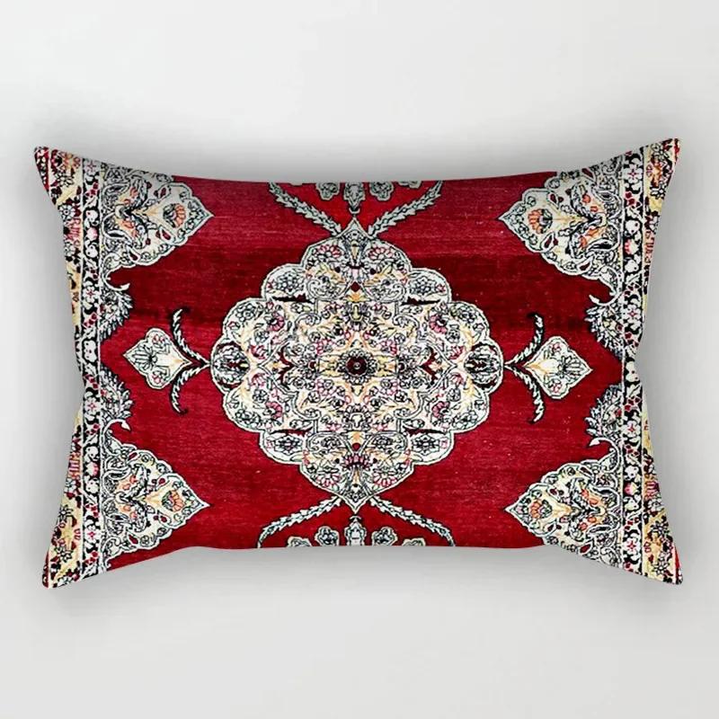 Vintage Ethnic Pattern Pillowcase Decor Sofa Bed Home  Rectangular  Mandala Cushion Cover