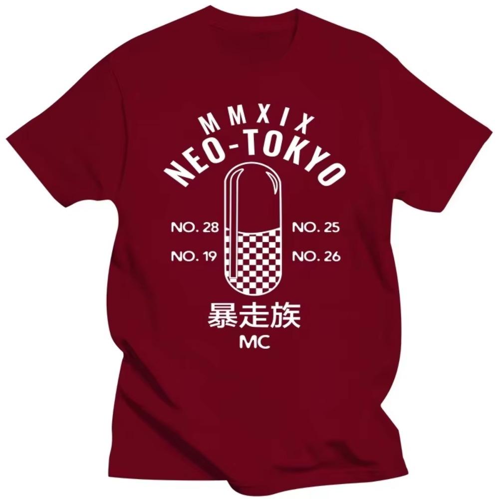 Japanese Anime Akira T-shirt Science Fiction Movie Manga Shotaro Kaneda T-shirts Summer Oversized Tee Shirt Top Male Streetwear