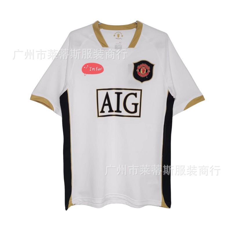 

06-07 Manchester United Home Away Retro Jersey Thai Version No. 7 C Ronaldo Short-sleeved High-quality Football XXL