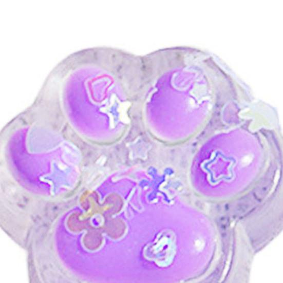 3Pcs Mini Cat Paw Squeeze Toy Stress Relief Kitten Paw Pinch Sensory Toy