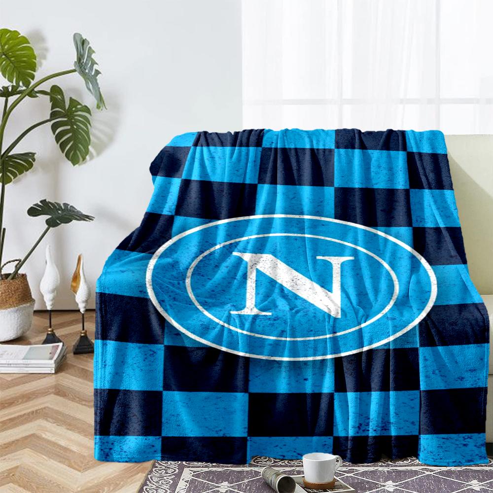 Napoli Theme Printed Blanket - Perfect for Couch, Bed, Travel & Outdoor Use | Machine Washable, Cozy & Durable.