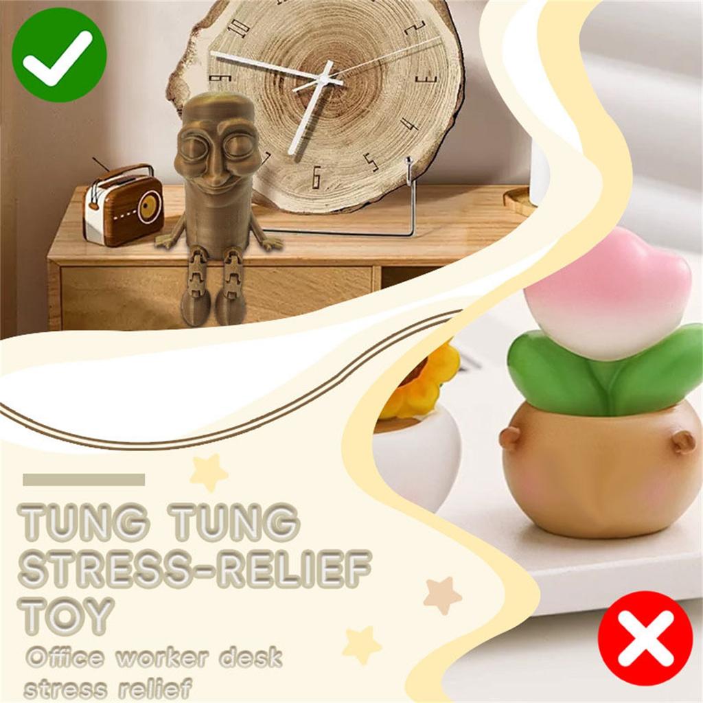 Personalisierte kreative 3D-gedruckte Dekompressionsspielzeug-Ornamente mit beweglichen Gelenken