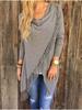 Stylish Women Tassels Casual Outwear Jacket Cardigan Long Sleeve Sweater In Solid Color