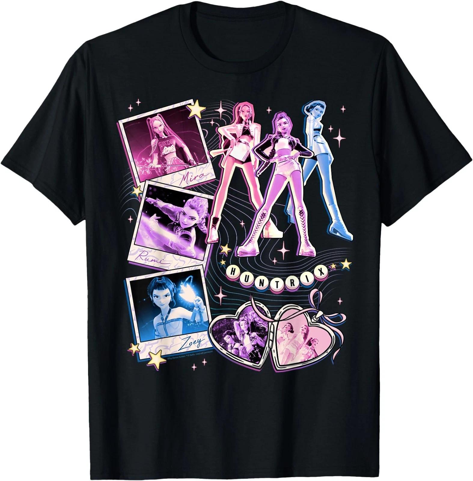 Kpop Demon Hunters Mira Rumi & Zoey BFF s Collage T-Shirt 130