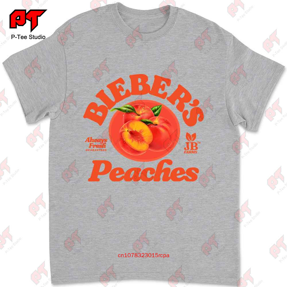 Justin Biebers Peaches Purpose Tour Tshirt Tee IAFG