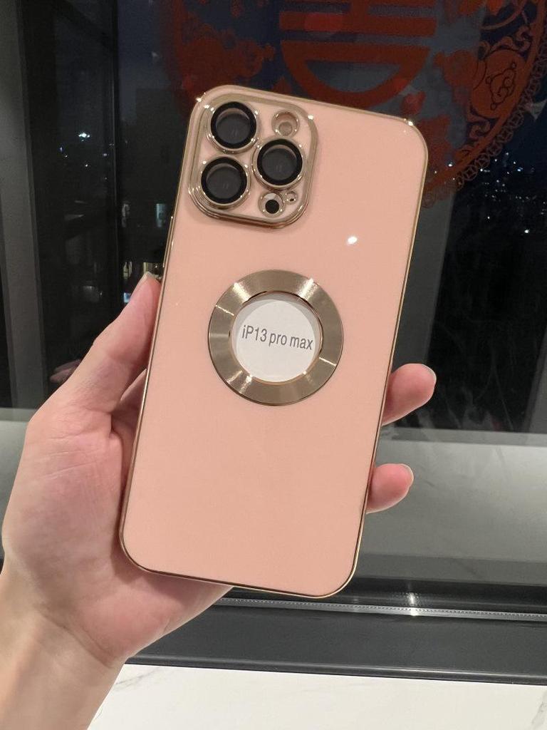 Pupillenlinsen-CD-Muster iPhone Hülle für iPhone 11-14 - Galvanisiertes TPU Einfarbig