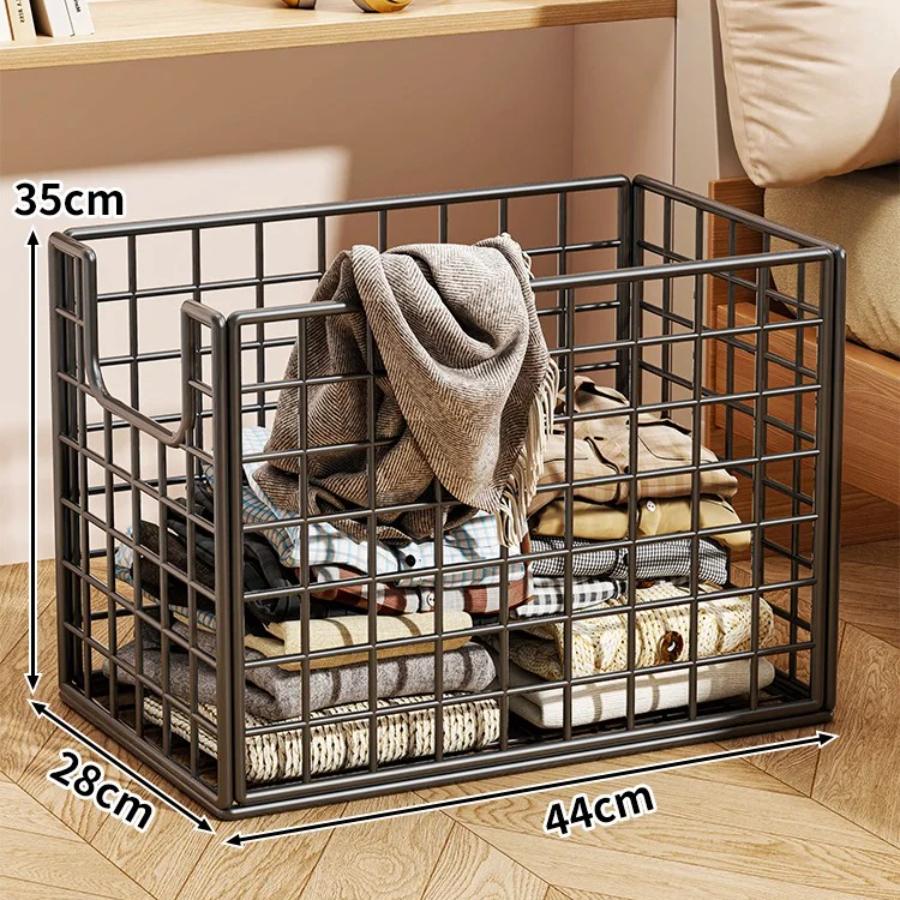 

Large Household Capacity Laundry Basket with Wheels Dirty Laundry Basket Dirty Clothes Storage Baskets Portable Wardrobe чорний