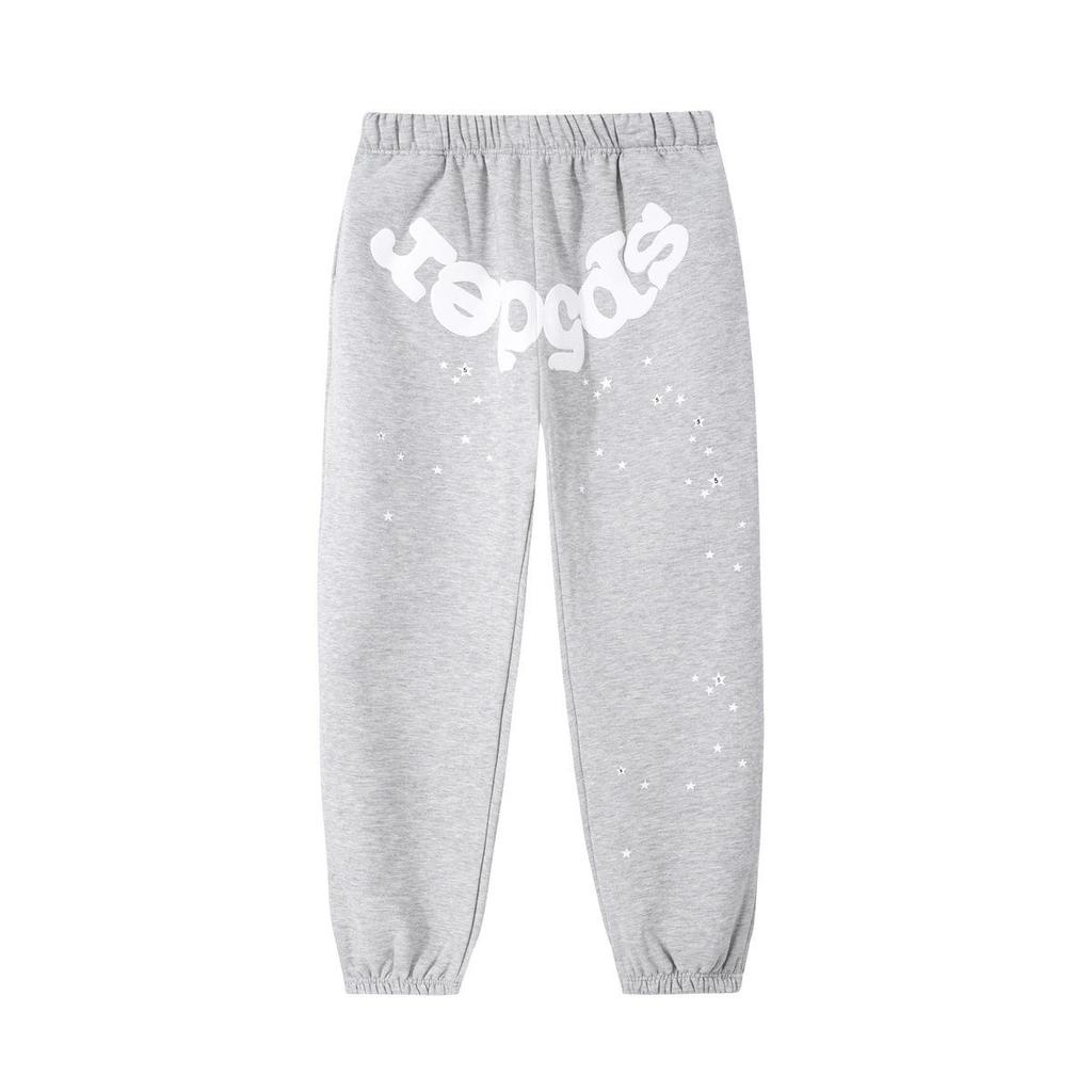 Young Thug Style Foam Letter Hoodie - Pink Hip-Hop Sweatshirt for Couples