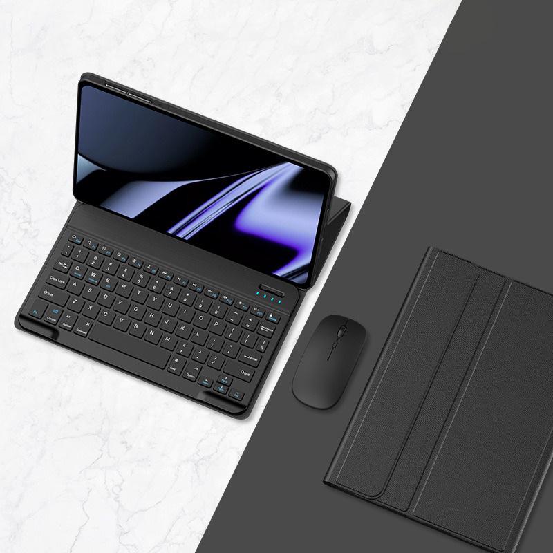 Samsung A9+ 11" Tablet Bluetooth Keyboard Case, Galaxy Tab S6 Lite, A8 Detachable Leather Cover
