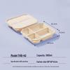 Mr. Corn Biodegradable 4-Compartment Takeaway Box