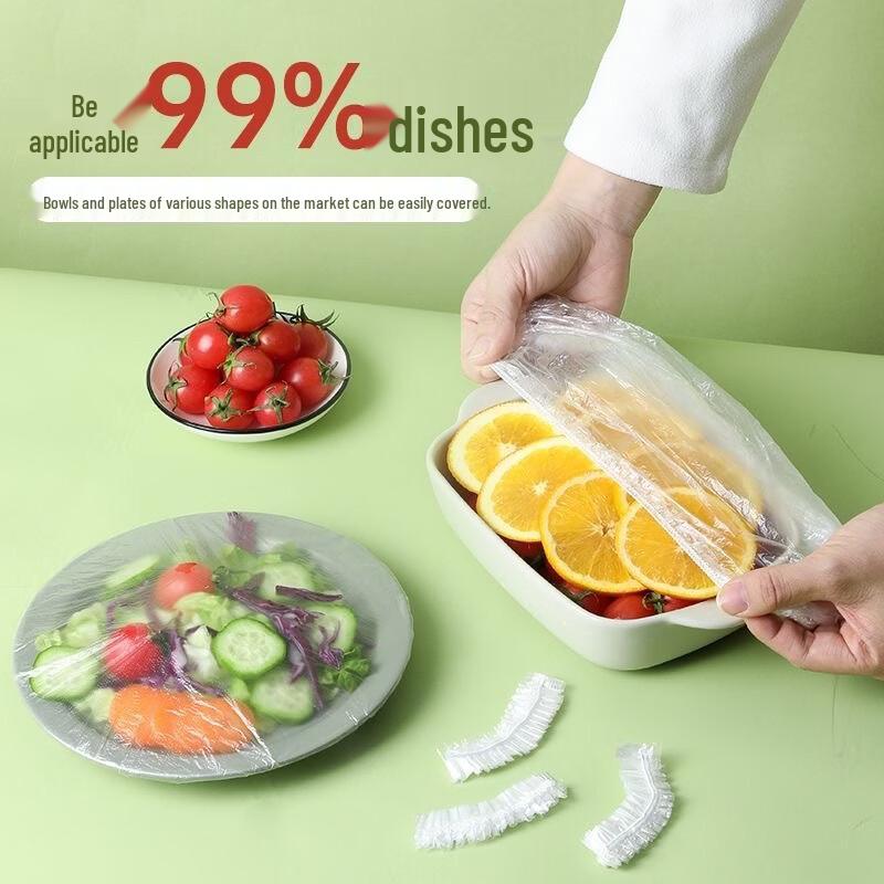 Lantuan Disposable Elastic Food Bowl Covers - 1000 Count