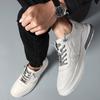 2025 autumn and winter new men's leather casual shoes British trend board shoes teen lace-up men's shoes