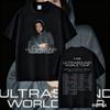  Summer Lorde Ultrasound World Tour Lorde Merch Graphic New Versatile for Women/Men 100% Pure Cotton Printed T-shirt Y2k