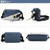 YOWUBA Shoulder Crossbody Large for and Travel Bag, Bag, Capacity, Waterproof, Lightweight, Multifunctional, Commuting, Cycling, (Blue-gray)