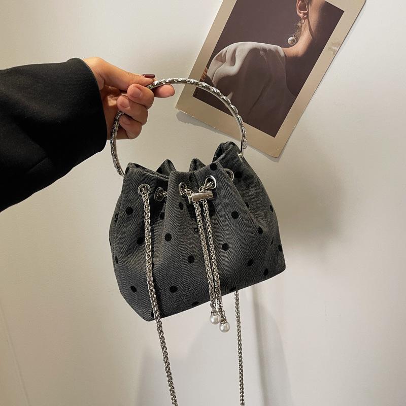 Fashion Small Bag, Bucket Bag, Shoulder Bag, Chain Bag, Simple Trendy Messenger Bag, Casual Bag.