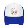 Vibrant Hummingbird Wildflower Botan Mesh Baseball Cap Casual Hat Outdoor  For Womens Unisex FeUnisex