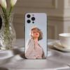 vibrant E-Emma M-Myers Actress Phone Case For iPhone 17pro,16,15,14,13,12,11 Plus,Pro Max,XS,Soft Silicone Black Cover