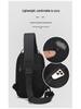 Men's Anti-theft Chest Bag with Buckle - Trendy Crossbody for Outdoor Sports & Cycling