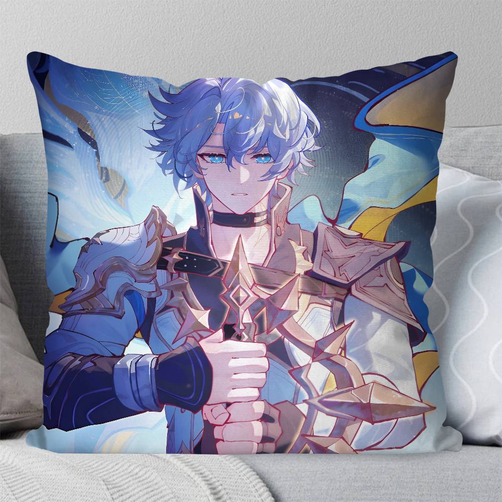 Phainon Anime Hhonkai Star Rail Pillow Case Fashion Square Pillowcase Bedroom Sofa Room Ins Decoration Leisure