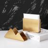 Paper Decoration Towel Stainless Square Holder Cafe Nordic Holder Napkin Golden Tissue Triangle Home Towel Holder Steel Hotel