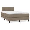 VidaXL Slat Bed Base with Mattress, Upholstered Bed, Double Bed, Adult Bedroom Interior Bed, Modern, 3269741