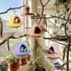 Handmade Weave Bird Cage Nest Warm Sleep Parrot Bed House Pet Habitat  Pet Supplies