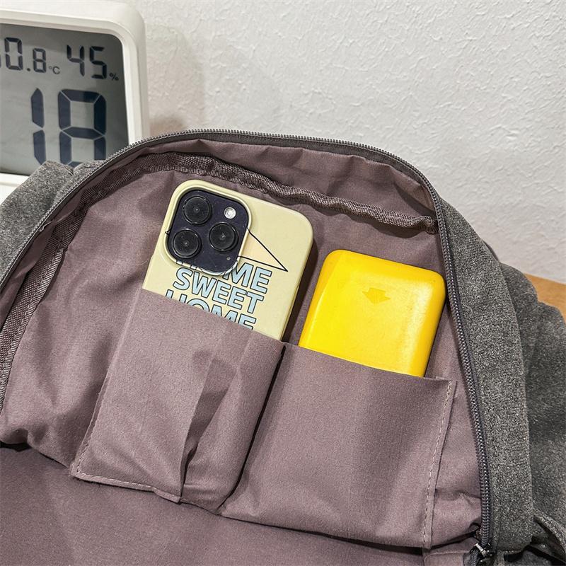 Stylish Backpack for Men and Women with Multiple Pockets and Front Zipper Design