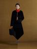 Winter Slimming Velvet Pleated Lace Skirt - Textured Design