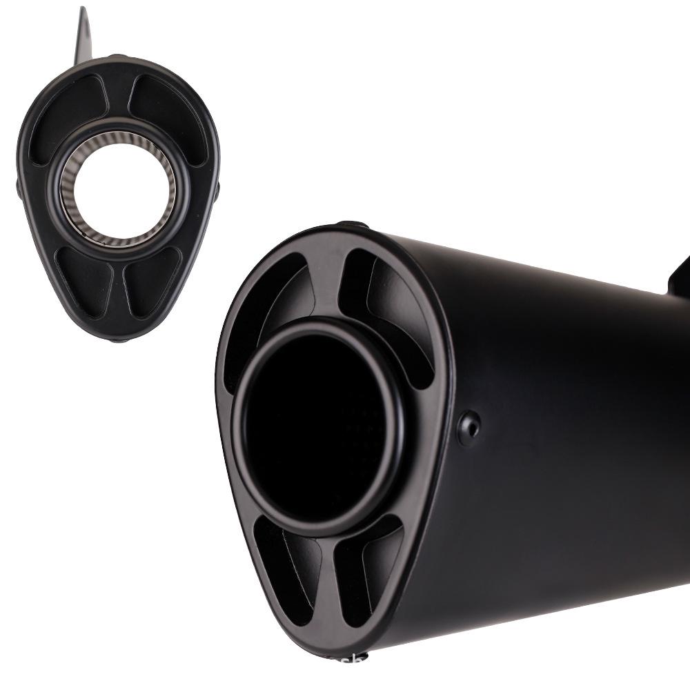CM300 Exhaust Modification: Direct, Non-Destructive Upgrade for Rebel500 All-Black Tailpipe