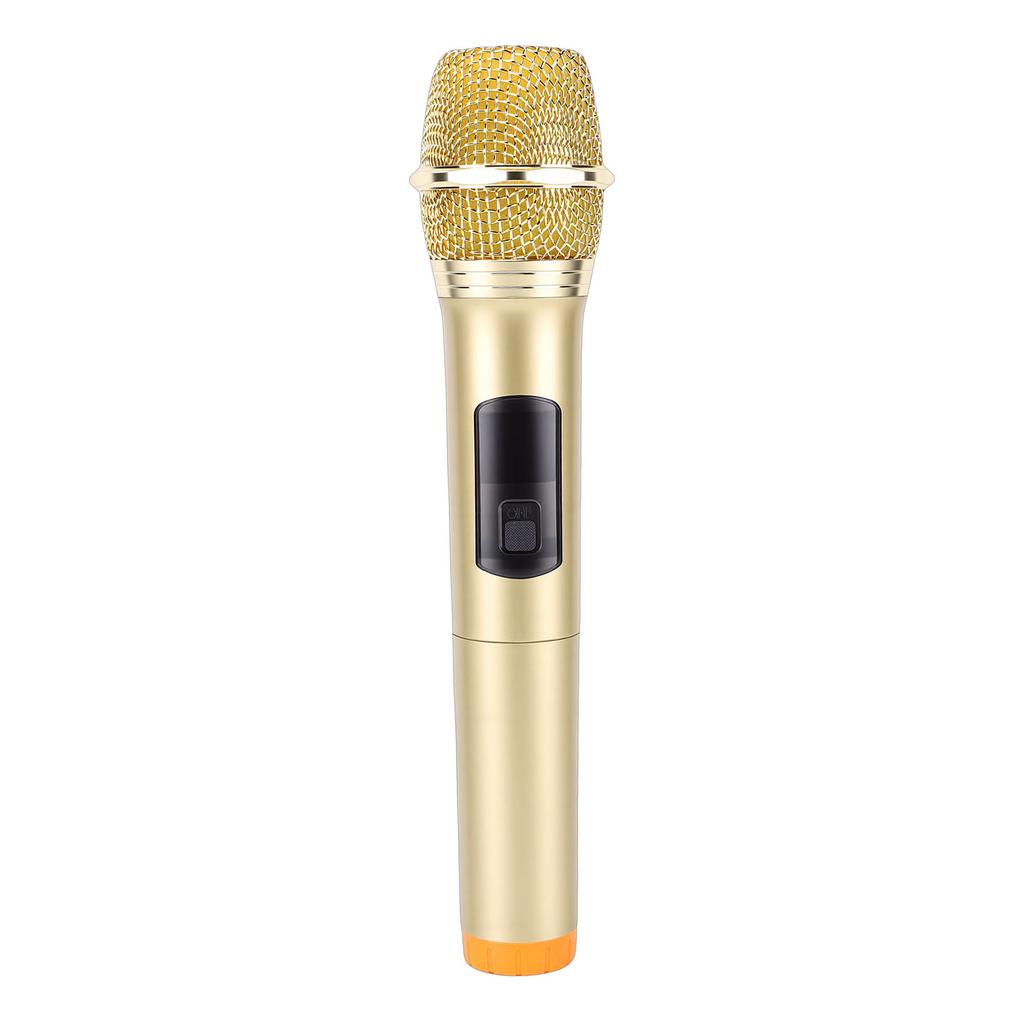 2.4G Wireless Microphone with USB Receiver Handheld Dynamic Mic for Outdoor Speaker Computer Phone Amplifier