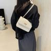 Casual Simple Small Square Bag for Women Fashion Braided Handbag for Summer New Simple and Fashionable One-shoulder Crossbody Bag