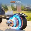 K6 Kids Electric Scooter 150W 2.6Ah 6.5'' Solid Tires Bluetooth Speaker LED Lights Foldable & Height Adjustable 16KM/H Max Speed 7-9KM Range for kids