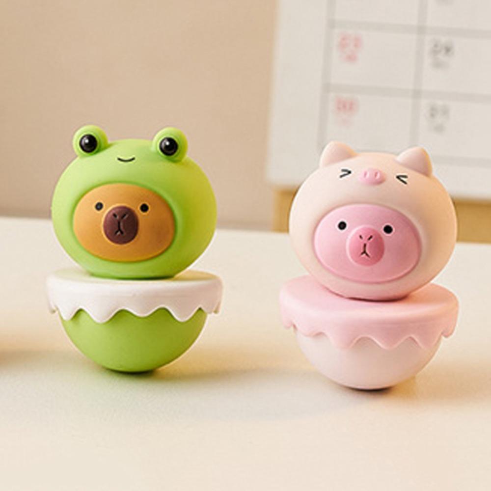 Desktop Ornament Capybara Tumbler Model Animals Tumbler Capybara Animals Figures  Desk Decor