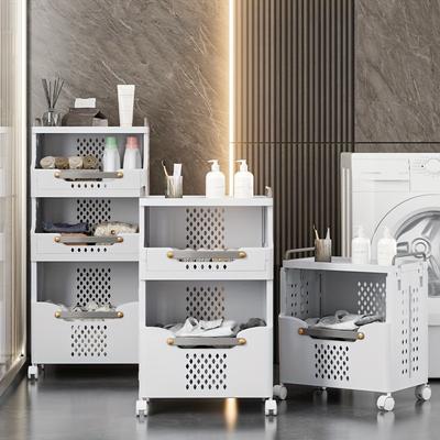 1pc dobrável cesta de roupas cesta de armazenamento, rack de banheiro doméstico, cesta de lavanderia, acessórios de cozinha, decoração do banheiro