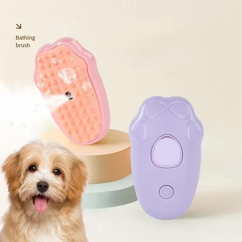 Pieptene pentru animale de companie 1 buc pisică și câine îngrijire consumabile spray îndepărtarea părului masaj pieptene curățare baie lipicioasă perie de păr pisică perie câine