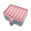 3-pack Soap Dish with Drain Hole, Bathroom Shower Soap Dish