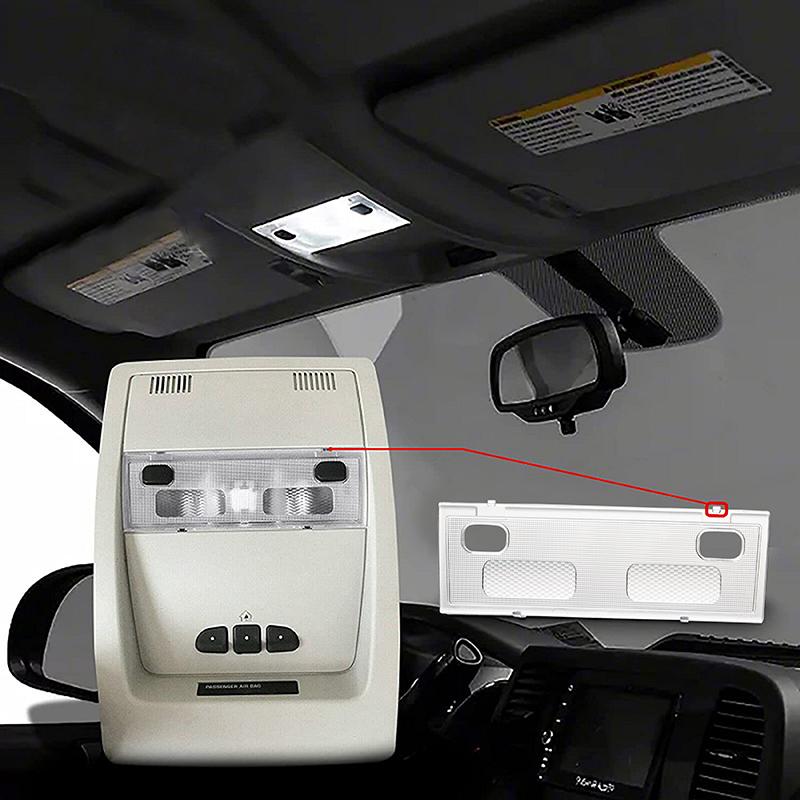 Car Indoor Dome Light Cover Transparent Caps for 07-14 Chevy Silverdo Sierra Tahoe Map Dome Light