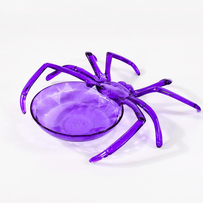Halloween Spider Shaped Fruits Candy Basket Snack Cookie Bowl Plate Tray Kids Trick or Treat Halloween Party Table Decorations