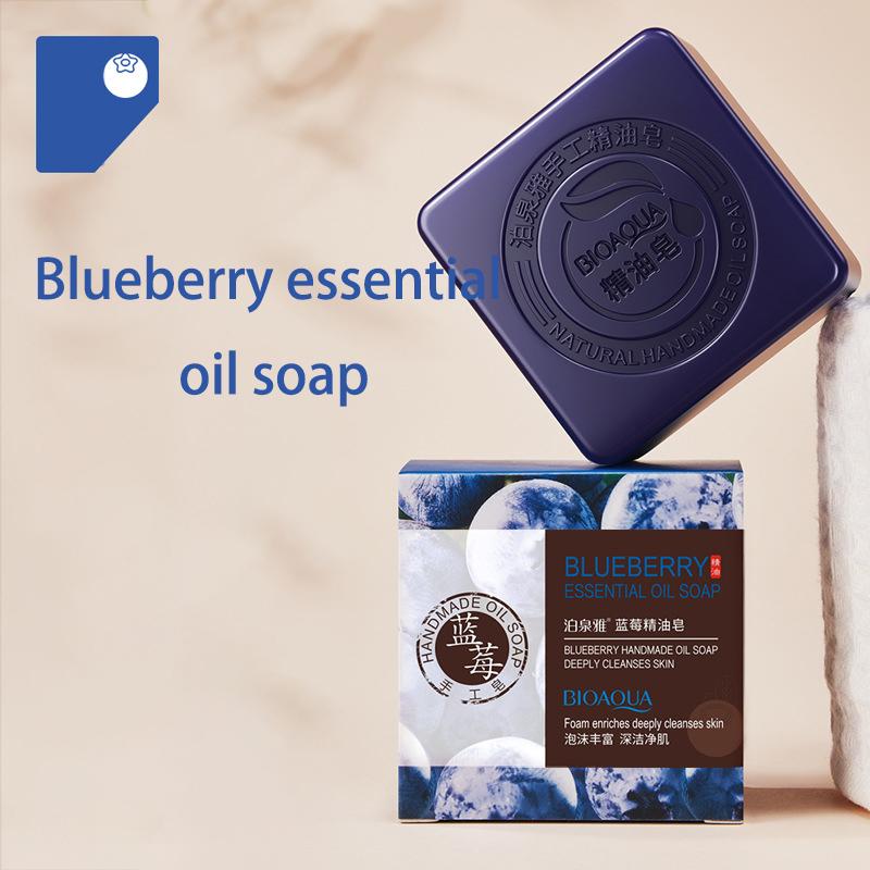 Bioaqua Bambuskohle-Seife, Matcha-Seife, Lavendel, reinigende ätherische Ölseife, Schönheit, Haut, handgemachte Seife, Kosmetik