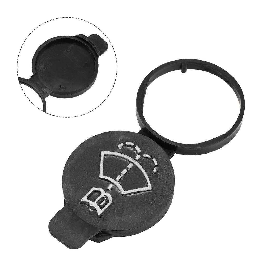 Windshield Washer Fluid Container Cap Black Bottle Cap Cover