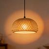 Zen Bamboo Art Pendant Lamp: Chinese, Japanese, Southeast Asian Style for Tea Rooms & B&Bs