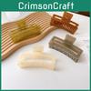 Stylish Handcrafted 13cm Hair Claw Clip For Women In Elegant Square And Half-round Shapes