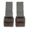 Foot Cover Winter Leg Warmers Y2K Plush Leg Coverings Soft Long Stockings  Accessories