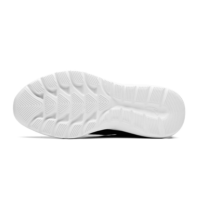 Anta Comfortable Sports Shock Absorption Non-Slip Wear-Resistant Breathable Low-Top Running Shoes Women Sneaker Black White 92915526-1